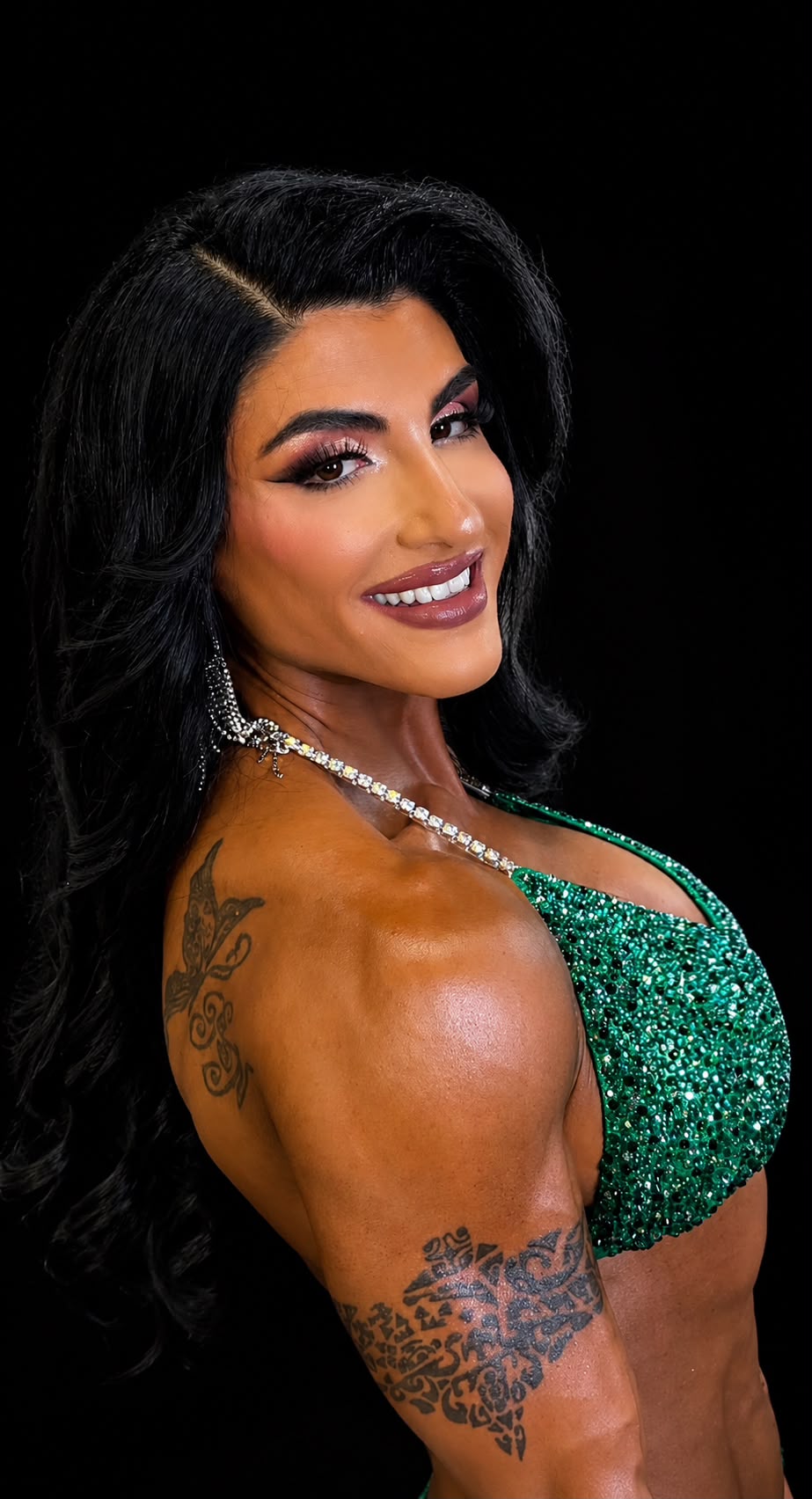 Emerald stage beauty portrait